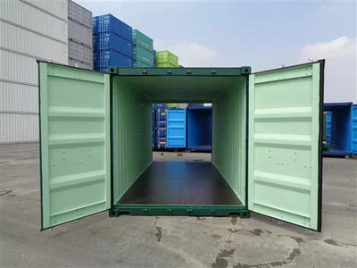 20 pies con puertas en ambos extremos nuevo Verde