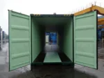 Contenedor de 40 pies High Cube con puertas en ambos extremos nuevo Verde
