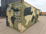 Contenedor maritimo 20 pies verde militar seminuevo