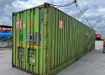 Contenedor maritimo usado 40’HC verde