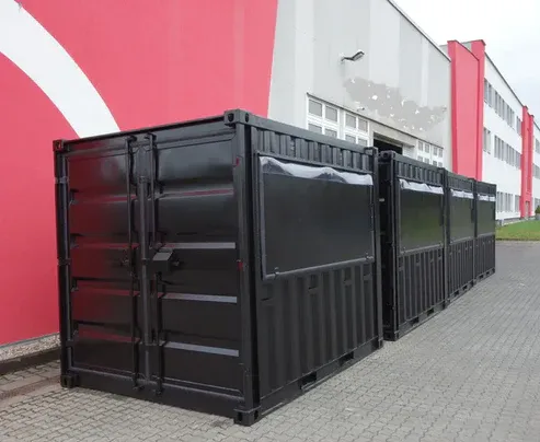 Contenedor de ventas de 10 pies - Nuevo stand de feria