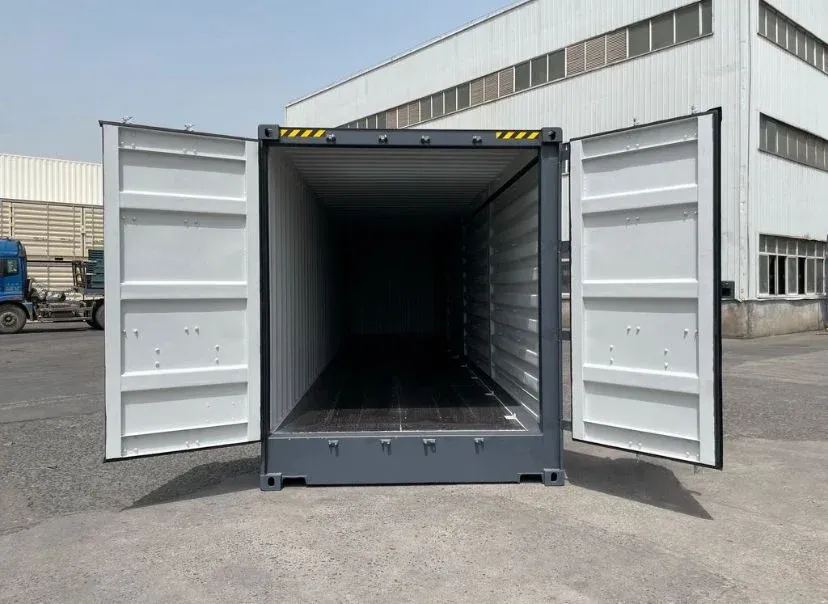Contenedor Open Side (OS) 40 pies – Nuevo gris