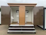WC Cabina Doble 3×2 metros con tanque de aguas residuales